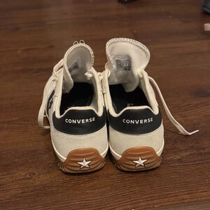 Converse Cream and Black Casual Sneakers